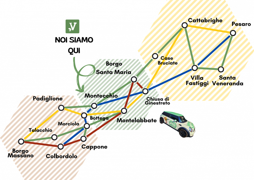 mappa delivery Pesaro